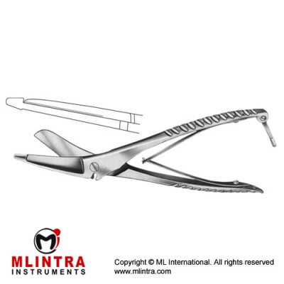 Plaster of Paris Shear One Serrated Cutting Edge Stainless Steel, 20 cm - 8" Plaster of Paris Shear One Serrated Cutting Edge Stainless Steel, 20 cm - 8"